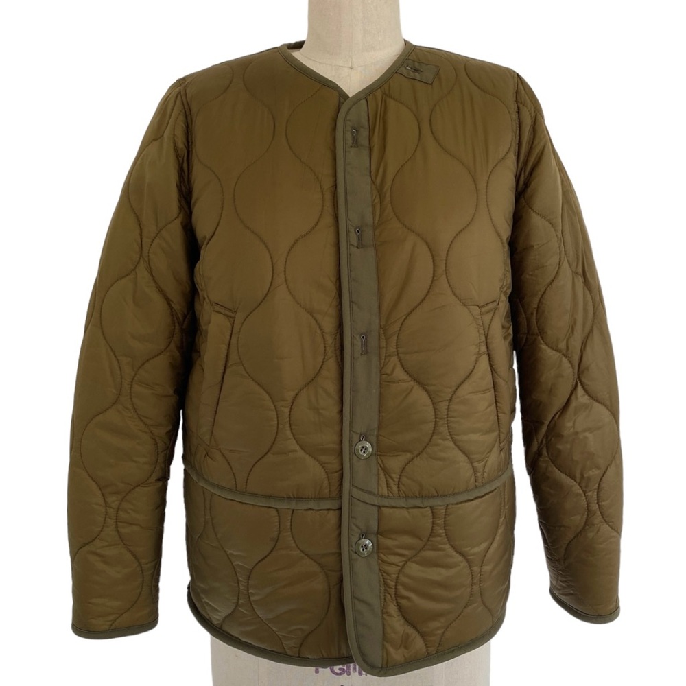 Mother The Lining Jacket Quilted Nylon & Faux Fur Reversible Button-Up Jacket - Picture 3 of 10